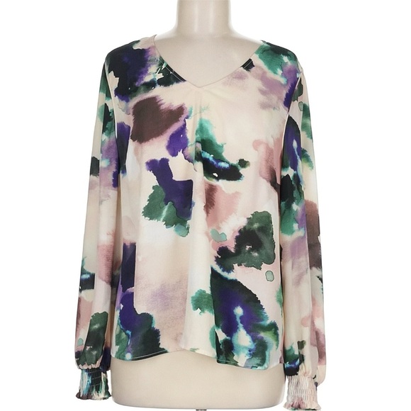 CAbi Multicolor Abstract Blouse - Picture 2 of 12